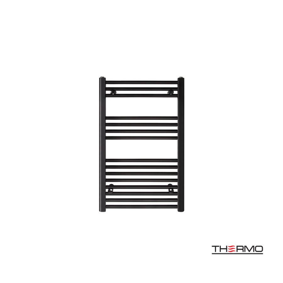 Θερμαινόμενη Πετσετοκρεμάστρα μπάνιου ALTO 80x50 Black Matt ALT8050-400