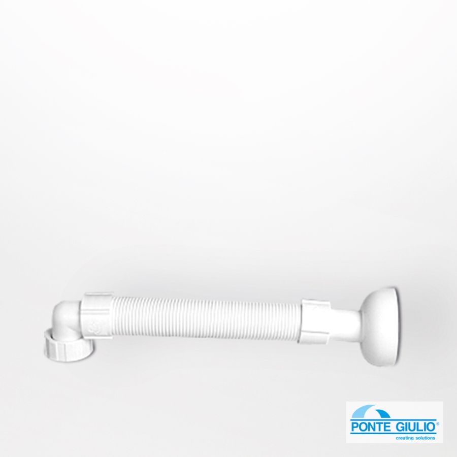 Σιφών 90 μοιρών για νιπτήρα ΑΜΕΑ Ponte Giulio White H51-HAS-02