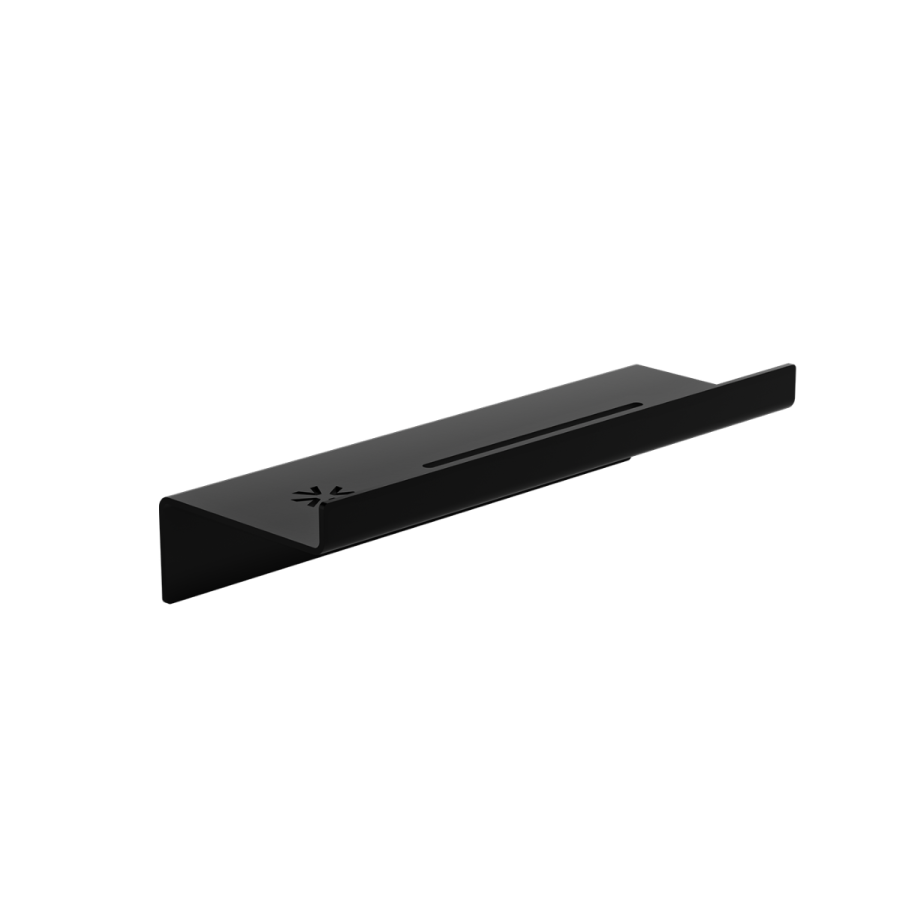 Ράφι Μικρής Πρόσοψης με Αποστράγγιση W300xD93xH70mm Stainless Steel Black Matt Verdi Strantza 7232505