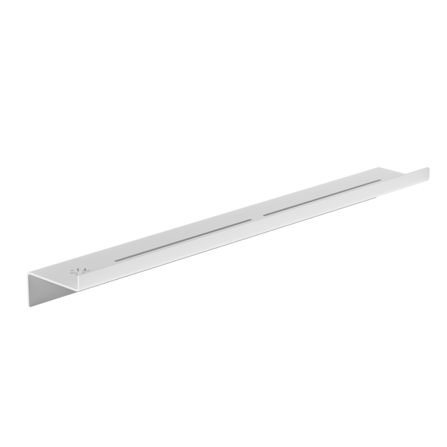 Ράφι Μικρής Πρόσοψης με Αποστράγγιση W700xD93xH70mm Stainless Steel White Matt Verdi Strantza 7232701