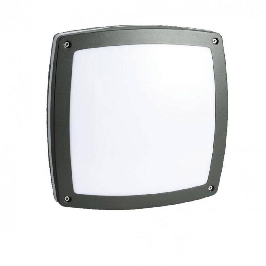 Φωτιστικό Επιτοίχιο Εξ.Χώρου IP44 2xE27 30x9.5xH30cm Χυτό Αλουμίνιο Γραφίτης Sun Light G0333