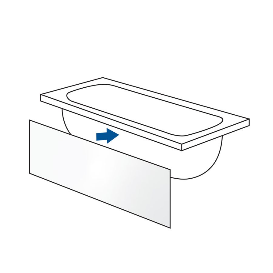 Ποδιά Εμπρός Μπανιέρας 170*80cm Sirene PR170/53