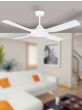 Ανεμιστήρας Οροφής Ø122x31,6,5cm 52W AC 220-240V,50Hz 4 Ταχύτητες Λευκό Eglo Bondi 48 35031