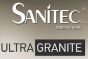 Νεροχύτης Κουζίνας 79x50cm Ένθετος Eρμάριο 80cm Sanitec Ultra Granite 808-33-Nero