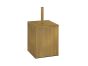 Χαρτοδοχείο 5lt Μ18xΠ18xY40 cm AISI 304 Bronze Matt Sanco Waste Bins 90653-M25