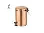 Χαρτοδοχείο 3lt Soft Closιng System Rose Gold 24K Sanco Waste Bins 90689-A06