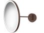 Καθρέπτης Led 5w Μεγεθυντικός Ø40x33εκ.IP44 220-240V Sanco Cosmetic Mirrors Wenge MRLED-405-A75
