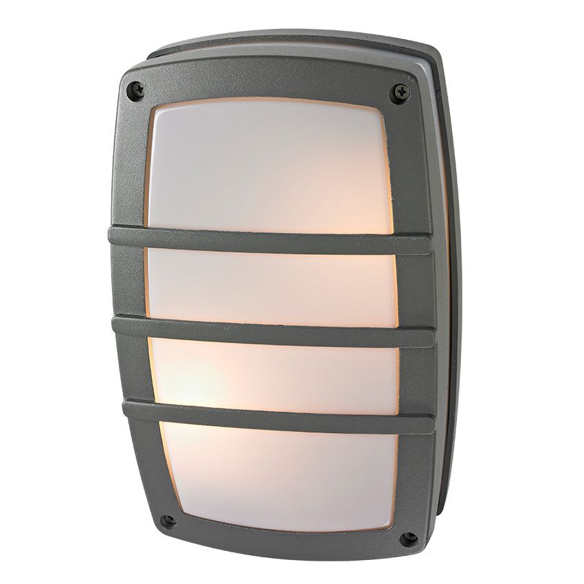 Φωτιστικό Επιτοίχιο Εξ.Χώρου IP44 2xE27 17,5x9xH28,5cm Χυτό Αλουμίνιο Γραφίτης Sun Light G0345