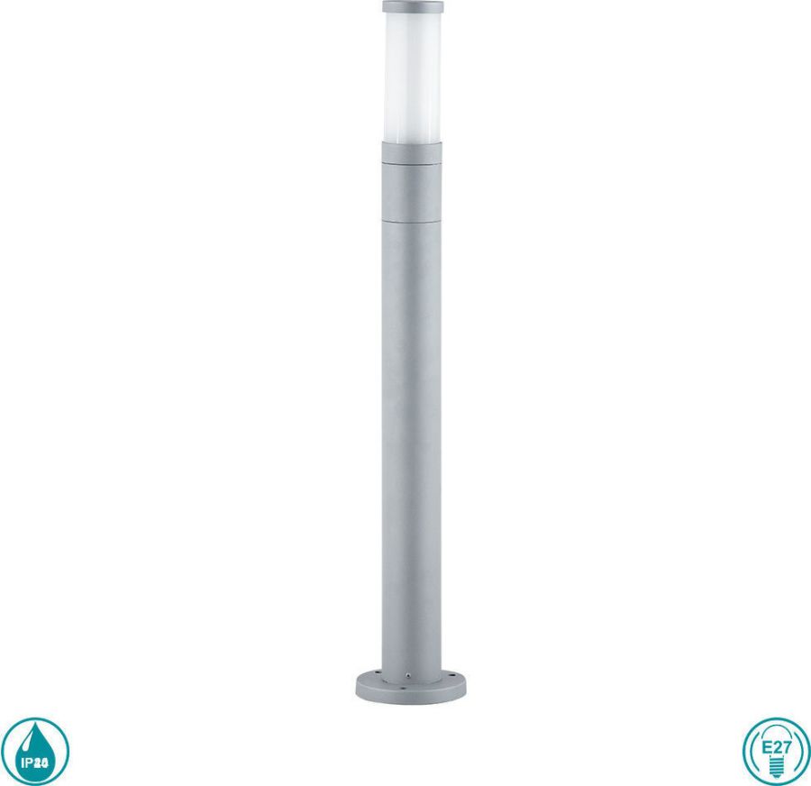 Στύλος-Κολωνάκι Ύψος 75εκ. Εξ.Χώρου Αλουμινίου Γκρι Ανθυγρό IP651*E27 Viokef Cavo 4036800