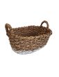 Καλάθι Ψάθινο-Sea Grass 44*32*18 cm Black Rush 6719C