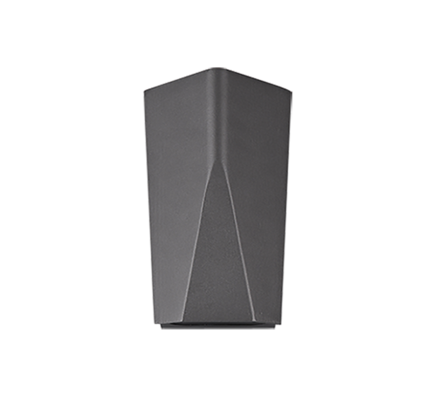 Επιτοίχιο Φωτιστικό Ανθρακί 10xH20cm Εξ.Χώρου IP65 LED 2x4,5w 3000K 2x580lm Trio Lighting Tay 226560242