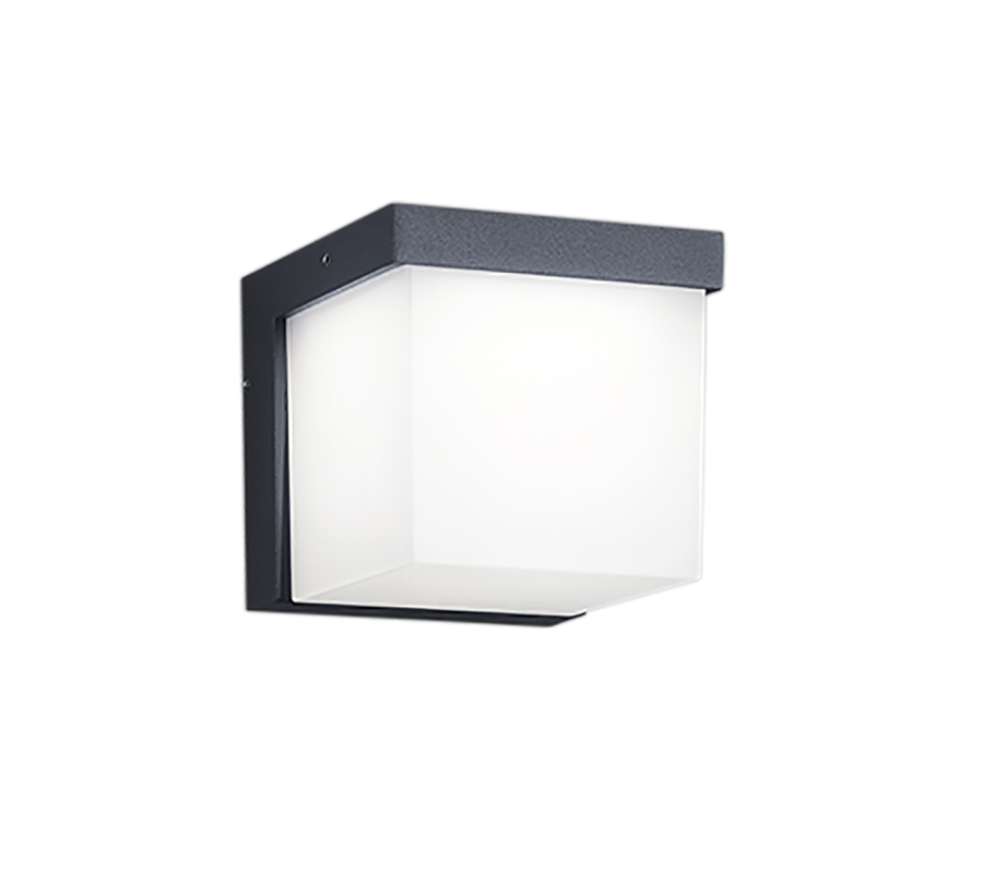 Επιτοίχια Απλίκα Ανθρακί 12xH11cm Εξ.Χώρου IP54 LED 4,5w 3000K 400lm Trio Lighting Yangtze 228260142