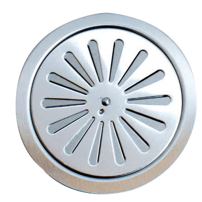 Σχαράκι Δαπέδου Ασφαλείας Ø10 εκ. Περιστρεφόμενο Inox Χρωμέ Axon 23060