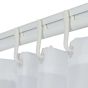 Easy roll hooks 12 pcs white κρίκοι κουρτίνας μπάνιου Sealskin 251160210