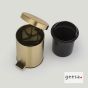 Χαρτοδοχείο Επιδαπέδιο 3l Geesa Inox PVD Brushed Gold 634-211