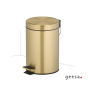 Χαρτοδοχείο Επιδαπέδιο 3l Geesa Inox PVD Brushed Gold 634-211