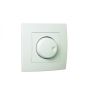 Διακόπτης Dimmer 600W A/R (alleretour) Χωνευτός Λευκός Makel Lillium 32001011A