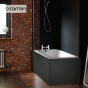 Μπανιέρα Ακρυλική Caronite PROFILE DUO LOW RIM 1700x700, Carron Bath White Matt 462LC-301