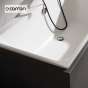 Μπανιέρα Ακρυλική Caronite PROFILE DUO LOW RIM 1700x750, Carron Bath White Matt 473LC-301