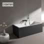 Μπανιέρα Ακρυλική Caronite PROFILE DUO LOW RIM 1700x750, Carron Bath White Matt 473LC-301