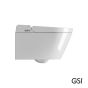 Λεκάνη Κρεμαστή PURA/59 Swirlflush με σύστημα ηλεκτρονικού μπιντέ, White GSI Ιταλίας 7418K-300