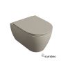Λεκάνη Κρεμαστή MOON/50,5 Clean-Flush με κάλυμμα Slim Soft Close, Scarabeo Sand 552000SC-510