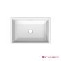 Νιπτήρας Πορσελάνης Τech Υποκαθήμενος 54,5x35,8 Scarabeo White 8037-300
