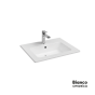 Νιπτήρας Πορσελάνης Flat 62,5x46,5 (1 οπή) Bianco Ceramica White 36060-300