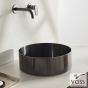 Νιπτήρας Milo Φ40 voss Inox PVD Black Brushed V1040-411