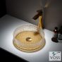 Νιπτήρας Γυάλινος RING-D Φ40 Voss GLass Gold VB1040-200