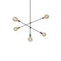 SE 136-5 CODY PENDANT BLACK & BRUSHED BRASS Δ4 HOMELIGHTING 77-3535