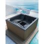 Μπανιέρα Υδρομασάζ Ακρυλική 195x165cm 4 Ατόμων 750lt Sanitec Spa Riviera
