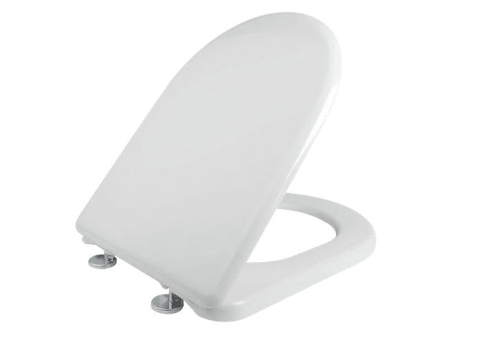 Κάλυμμα Λεκάνης WC D Shape B.T Βακελιτικό Λευκό 41,5-47x35,3cm Οπές 11-20cm για Βεργίνα,Φρύνη,Μαγιόρκα, Αρμονία,Essedra Alfa,Aveiro Elvit 0015