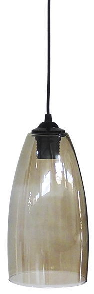 Φωτιστικό κρεμαστό GL-5050/15 1L BL-FUME Heronia 02-0271