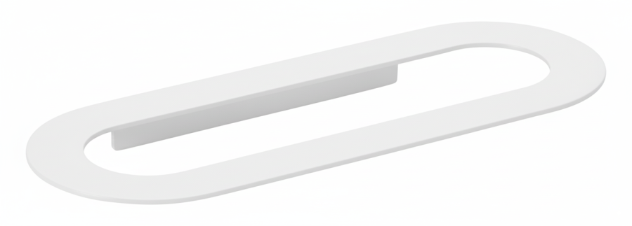 Κρίκος Κλειστός Λευκό Bronze Art Lagoon 30LA-AA