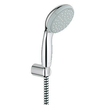 Σετ ντους δύο δεσμών, σπιράλ 1,5m, στήριγμα σταθερό Grohe Tempesta 27803