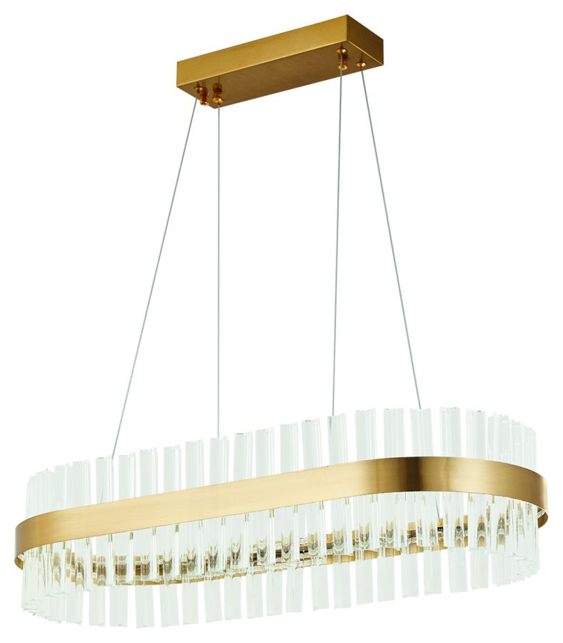 M6612-800R TORRENT BRUSHED GOLD PENDANT HOMELIGHTING 77-8213