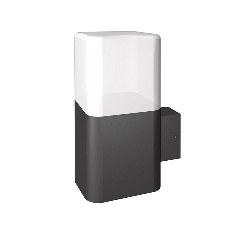 Φωτιστικό Επιτοίχιο Εξ.Χώρου IP44 17x12xH25cm 1xE27 Χυτό Αλουμίνιο Γραφίτης Sun Light GL12404