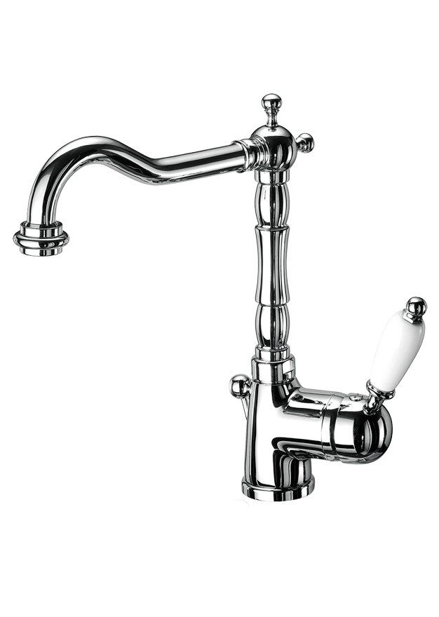 Μπαταρία Νιπτήρα Ρετρό Υψηλή Χρωμέ Gaboli Fratelli Parentesi 2150