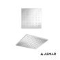 Κεφαλή Ντουζ Emotion 30x30 ABS χωρίς βραχίονα, Almar Chrome E044043-100