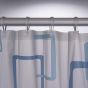 Retro 180x200 blue κουρτίνα μπάνιου πλαστική Sealskin 211521324