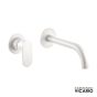 Μπαταρία Νιπτήρα Τοίχου Slim Vicario White Matt 500045-300