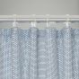 Wave 180x200 blue κουρτίνα μπάνιου υφασμάτινη Sealskin 233711324