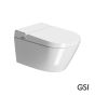 Λεκάνη Κρεμαστή PURA/59 Swirlflush με σύστημα ηλεκτρονικού μπιντέ, White GSI Ιταλίας 7418K-300