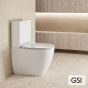 Λεκάνη Χαμηλής Πίεσης Πισωστόμια Pura με κάλυμμα Super Slim Soft Close MS86SC, GSI White 880600SC-300