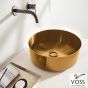 Νιπτήρας Milo Φ40 voss Inox PVD Brushed Gold V1040-211