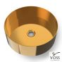 Νιπτήρας Milo Φ40 voss Inox PVD Brushed Gold V1040-211