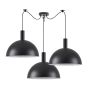 SE21-BL-4-BL3-MS40 ADEPT TUBE Black Metal Shade Pendant+ HOMELIGHTING 77-8499