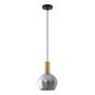 SE21-GM-4-GL2 ADEPT TUBE Gold Matt Pendant Smoked Glass+ HOMELIGHTING 77-8581