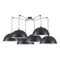 SE21-BL-B10-BL6-MS50 ADEPT PENDANT Black Metal Pendant+ HOMELIGHTING 77-8722